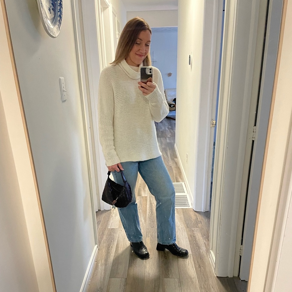 Ralph Lauren Cream Cowl Neck Sweater